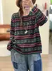 Nuevo Suéter de Punto Jacquard con Cuello Redondo, Manga Larga, Holgado, Espesor Base para Mujer, Otoño/Invierno 2026