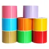 Fabricante Original Papel Térmico para Etiquetas Pegatina Autoadhesiva en Blanco de Colores 100*100* Papel Térmico Papel de Impresión Personalización