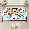 Alfombrilla de baño de Crayon Xiaoxin Dibujo Animado Linda Felpudo de Entrada Absorbente de Agua Secado Rápido Resistente a la Suciedad Felpudo de Entrada en stock