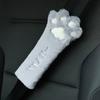 Cojín para Asiento de Coche de Otoño e Invierno Garra de Gato Creativo Cómodo y Cálido Cojín para Asiento de Coche Felpa Lindo de Dibujos Animados Funda para Asiento de Coche