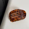 Pinza de Acetato Colorida con Diamantes Estilo Coreano para Mujer, Pinza Lateral Versátil con Aspecto de Alta Gama, Pinza de Pato Grande para el Cabello