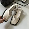Sandalias Baotou para Mujer, Nuevo Estilo Verano 2025, Moda Estilo Francés y Coreano, Zapatos Planos Romanos Súper de Ensueño para Mujer