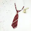 Personas Perezosas Mujeres No Necesitan Jugar Estilo Japonés Estilo Lindo Escuela Ultra-corta Casero Rayado Corbata Pequeña Estilo Hospital Retro Marrón Jardín de Infancia Hombre