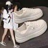 Zapatos de Lona Panda Blanco y Negro para Mujer 2026 Nuevo Otoño Casual Versátiles Piel Suave Zapatos Blancos Estudiante Suela Gruesa Zapatos de Lona Deportivos