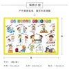 Pegatinas de Póster de Mapa Mental en Inglés Materiales Didácticos de la Ilustración en Inglés Decoración de Aula Pegatinas de Pared en Inglés Pegatinas de Palabras