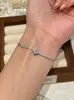 Pulsera de Trébol de Cuatro Hojas Azul Marino Francés Joyería al por Mayor Circonita Tejida a Mano Cuerda Roja Pulsera de Amistad de Alta Gama