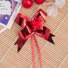 Venta caliente de comercio exterior 18mm ajuste flor brillante de tirar a mano regalo de vacaciones de Navidad embalaje lazo flor de tirar a mano Envío gratis