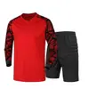 Conjunto de Uniforme de Portero de una Pieza para Dropshipping con Mangas Largas, Almohadillas de Esponja, Camiseta de Portero Anticaídas y Anticolisión para Entrenamiento, Uniforme de Fútbol