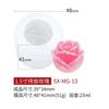 Rosa de Dia dos Namorados Feita à Mão Bolo de Mousse de Silicone Bandeja de Gelo DIY Molde Caseiro para Cubos de Gelo