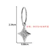 Nuevo Diseño de Nicho de Henson Jewelry Aro para Oreja Sin Costura de 0.8 mm de Diámetro Colgante de Cruz Joyería para Piercing