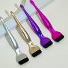 Nueva brocha individual tipo cuchara para base sin polvo Brocha para BB de cabeza plana Brocha de cabeza plana ultrafina sin costuras Brocha para maquillaje líquido de base
