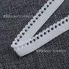 Ropa lista para usar Encaje elástico Lencería Joyería Muñeca Diente decorativo Cinturón DIY Borde de capullo Elástico ondulado Banda elástica