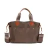 Bolsa transversal de grande capacidade para ir ao trabalho, bolsa tote casual feminina nova e moderna 2026, bolsa de mão em tecido de nylon