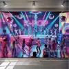 Novo tecido de fundo fotográfico K-POP de comércio exterior para decoração de festa de aniversário dançante K-POP