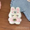 Nuevo Lindo Colgante Llavero Gatito de Peluche Oso Conejo Muñeco Llavero Accesorios Colgantes para Mochila Estudiantil