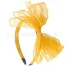 Diadema de lazo de encaje famosa europea y americana borde ancho Diadema de lazo grande retro para mujer Accesorios para el cabello Tocado Pasador Nuevo