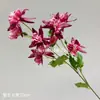 Flor de garra de gato artificial con tallos largos, diseño de flor colgante, dinámica y única, adecuada para fotografía de bodas, flores artificiales al por mayor