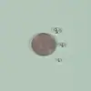 Anillo de ampolla de plata de ley S925 cuentas sueltas ábaco cuentas planas pequeñas cuerda tejida joyería hecha a mano diy accesorios de cuentas al por mayor