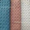 Tejido de panal 100% algodón personalizado 250g260g280g300g380g tejido gofrado para ropa de cama y equipaje