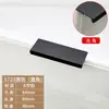 Negro 1.0m Manija Extendida Moderno Simple Invisible Sin Perforaciones Puerta de Gabinete Ropero Zapatero Puerta de Cajón Canteado de Bordes