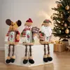 Papá Noel Transfronterizo Muñeco de Nieve Reno Muñeco de Navidad Adorno de Muñeco de Navidad Pequeño Regalo de Navidad Mayoreo