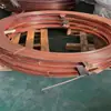 Barra redonda de aço revestido de cobre 35mm em estoque aço revestido de cobre 40 * 5mm aço chato fio redondo banhado a cobre eletrodo de aterramento comprimento 2,5 m