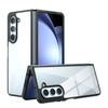 Adecuado para Funda de Teléfono Galaxy Fold6, Funda Protectora Plegable Mate tipo Piel Antihuellas para Samsung Fold8