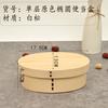 Fuente de origen portátil lonchera para estudiantes lonchera japonesa ovalada lonchera de doble compartimento al por mayor grande favorablemente