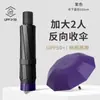 Sombrilla Personalizada para 3 Personas, Ampliada, Engrosada y Reforzada, Adecuada para Hombres y Mujeres, Doble Uso para Sol y Lluvia, Resistente a Tormentas, Sombrilla Plegable para el Sol