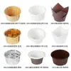 Forminhas de Papel para Bolo Tulipa, Forminhas de Papel para Bolo Revestidas à Prova de Óleo, Forminhas para Muffin de Papel com Borda Enrolada de Folha de Alumínio, Forminhas de Papel para Assar de Suprimento Transfronteiriço