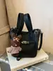 Bolso Retro de Cesta de Verduras de Mano para Mujer 2025 Nuevo de Moda Tendencia Estilo Coreano Bolso Cubo Versátil Bolso de Hombro Cruzado