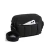 En Stock Amazon Bolso Cruzado Ligero de un Solo Hombro para Mujer de Nylon Suave con Relleno de Plumas Bolso de Mano para Teléfono Bolso Cuadrado Pequeño de Lona