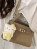 Bolso de Mano de Lujo Ligero Estilo Coreano para Mujer 2026 Primavera Nueva Moda Bolso de Hombro para el Trabajo Bolso Cruzado Elegante de Color Sólido para Mujer