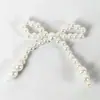 Estilo Chanel Lazo de Perlas Accesorios Tejidos a Mano Broche en Forma de Corazón DIY Decoraciones para Zapatos y Sombreros Accesorios para Ropa