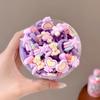 Coloridos Dibujos Animados Tendones de Goma para Mujer y Niña Cuerda para el Cabello Combinable Cuerda para el Cabello para Niña Lindo Lazo para el Cabello de Cola de Caballo Adorno para la Cabeza