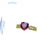 Anillo Popular de Granate Natural al por Mayor de Fábrica Plata S925 Incrustado con Piedra Principal 7*7 Joyería de Lujo Venta Directa de Fábrica