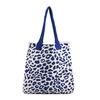 2024 Nuevo Bolso Tote con Estampado de Leopardo Bolso Tejido Moda Retro Bolso de Hombro Gran Capacidad Bolso Tote para Ir al Trabajo para Mujer Transfronterizo
