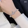 Pulsera de Diamantes y Perlas Saturno Tendencia en Tiktok Diseño Nicho Planeta Pulsera de Lujo Ligero de Alto Valor para Mujer