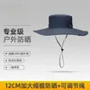 Gorra de Punto de Verano Transpirable de Nuevo Estilo para Hombre, Sombrero con Visera Grande Cs Protección Solar Sombrero para el Sol Sombrero de Montañismo Pesca Pescador