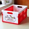 Caja de Almacenamiento Plegable para el Hogar Estilo Japonés de Plástico para Zapatos y Calcetines Caja de Papelería Caja Portátil de Gran Capacidad para Niños para Dormitorio con Tapa