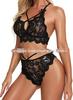 Roupa de lingerie sexy europeia e americana multi-cor renda dividida sedutora lingerie sexy feminina cross-border hot supply