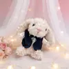 [Solo la Ropa] Serie Jc Serie Pequeña Ropa para Muñeca Conejo de 15 cm Traje Azul Oscuro Set de Vestido de Novia