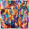 Marcadores de Livro de Papel Coloridos Sonhadores Dopamina Verão Pequena Série Fresca 24 Fofos Presentes Culturais e Criativos para Estudantes
