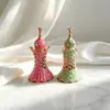 Estilo Árabe de Dubai 3ml Frasco Recarregável Colorido Oco para Óleo Essencial de Perfume Frasco de Perfume Portátil Transfronteiriço para Viagem