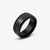 Anillo de Acero Inoxidable Acero de Titanio Anillo para Dedo Índice de Hombre Placa Ligera Venta Caliente Transfronteriza Moda Personalizada Europea y Americana Anillo de Pareja al por Mayor