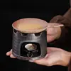 Calentador de Velas Cerámico Esencial para Aceites Esenciales Transfronterizo, Difusor de Incienso, Estufa para Tostar Hojas de Té de Salvia, Adorno Artesanal