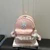 Mochila Escolar para Menina Doce, Fresca e de Grande Capacidade, Moderna e Casual, Mochila Leve Bonita e da Moda para Viagem
