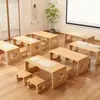Nueva Mesa Tradicional China de Madera Maciza, Mesa de Caligrafía Tatami Estilo Song, Mesa y Sillas para Clase de Capacitación de Escuela Privada, Mesa para Juego de Go y Arte del Té