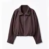 Chaqueta Casual Chic de Algodón con Dobladillo Abullonado Nueva Primavera 2026 para Mujer Transfronteriza 1341989