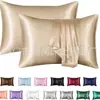 Funda de almohada de comercio transfronterizo funda de almohada de satén rayón funda de almohada Kitsch seda artificial imitación seda funda de almohada toalla de almohada